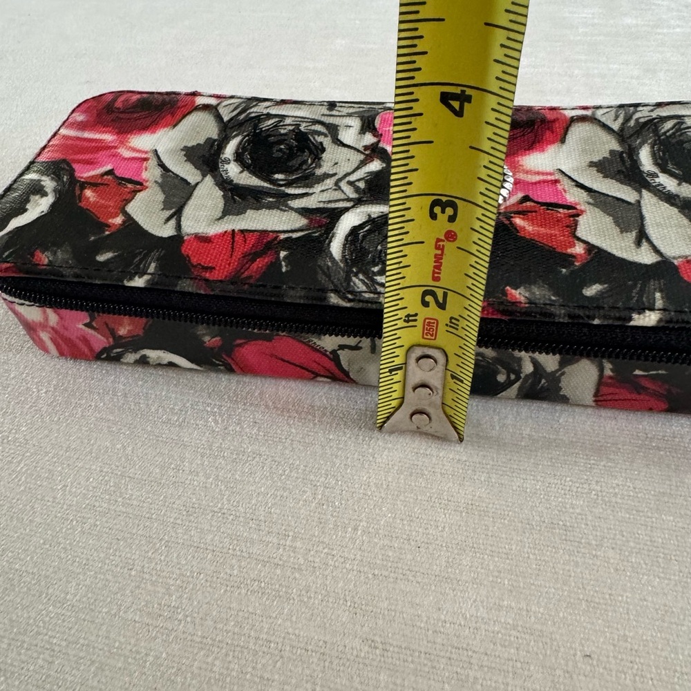 BRIGHTON Madison floral coated canvas, zip jewelry box. NWT - Picture 4 of 10